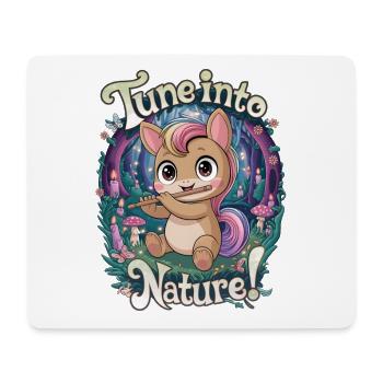 Tune Into Nature! - Mouse Pad (horizontal) - white - Front