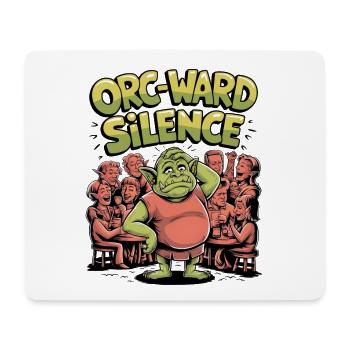 Orc-ward Silence - Mouse Pad (horizontal) - white - Front