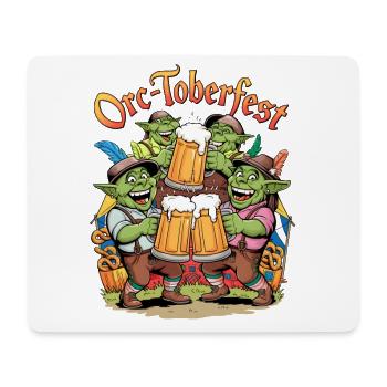 Orc-toberfest - Mouse Pad (horizontal) - white - Front