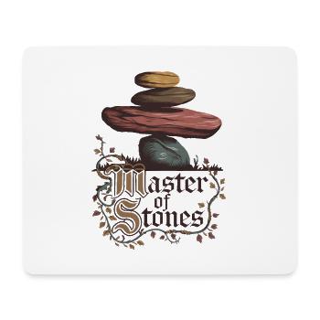 Master Of Stones - Mouse Pad (horizontal) - white - Front
