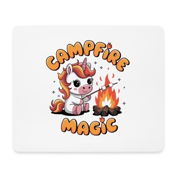 Magie du feu de camp - Tapis de souris (format paysage) - blanc - Devant