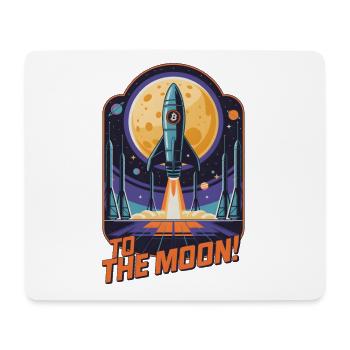 Zum Mond - Mousepad (Querformat) - Weiß - Vorne