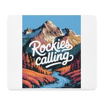 Rockies rufen - Mousepad (Querformat) - Weiß - Vorne