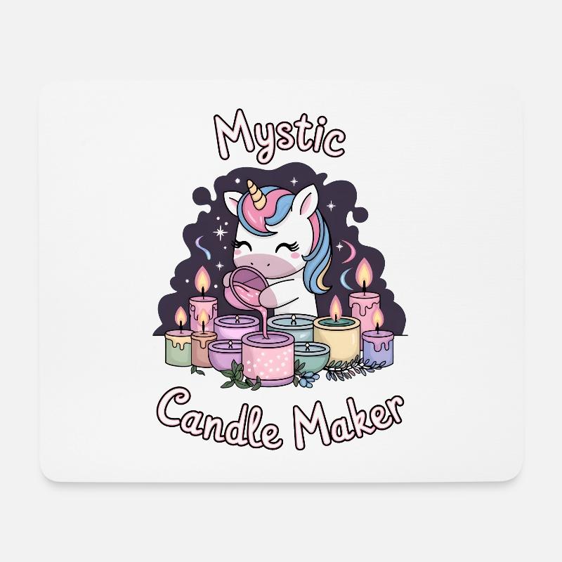 Mystic Candle Maker. - Mouse Pad (horizontal) - white