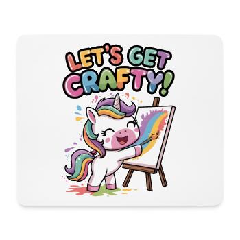 Lass uns kreativ werden! - Mousepad (Querformat) - Weiß - Vorne