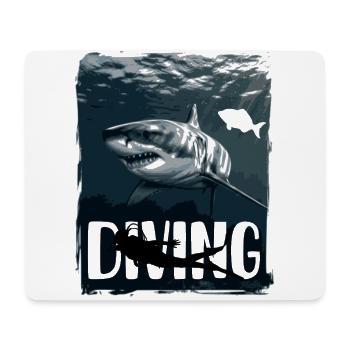 Underwater Adventure 🐟🤿 - Mouse Pad (horizontal) - white - Front