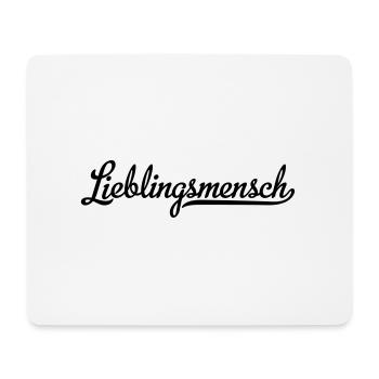 Favourite person - Mouse Pad (horizontal) - white - Front