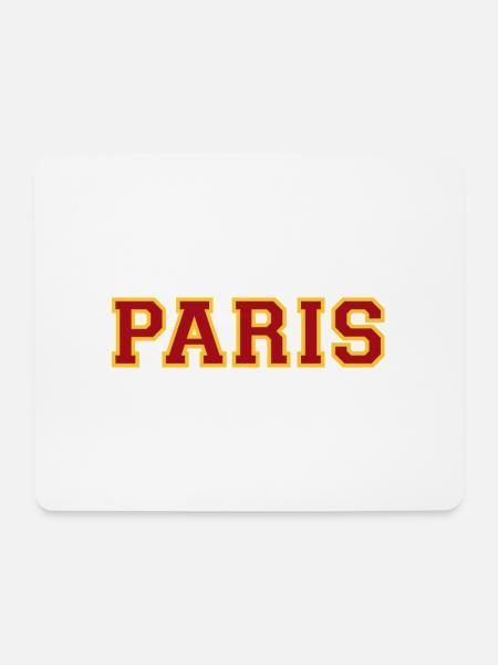 Paris - Mousepad (Querformat) - Weiß