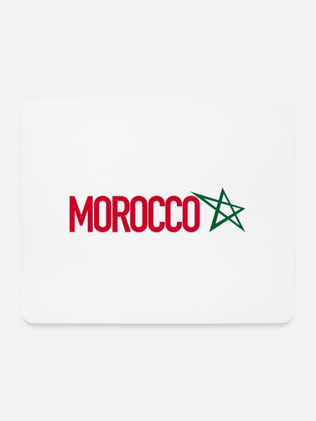Marokko - Mousepad (Querformat) - Weiß