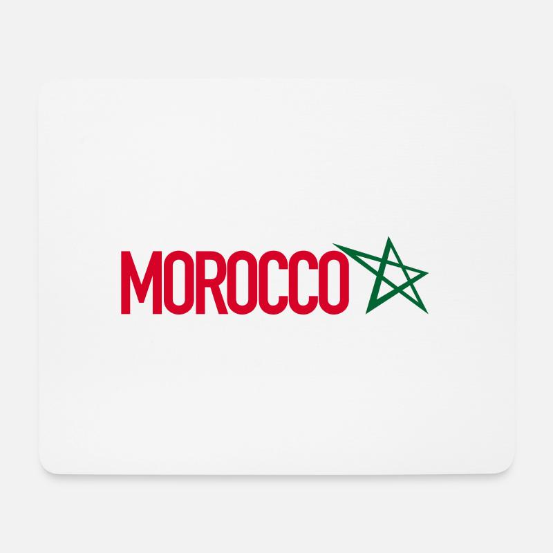 Marokko - Mousepad (Querformat) - Weiß