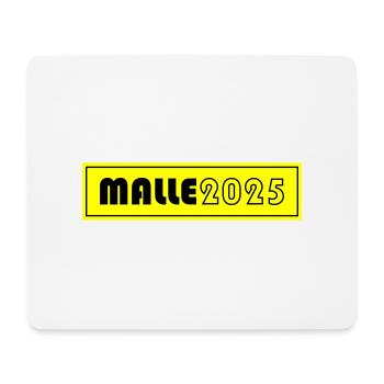 Malle 2025 - Mousepad (Querformat) - Weiß - Vorne