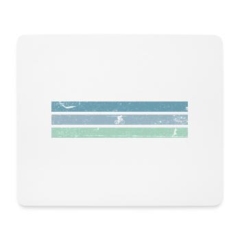 Triathlon - Tapis de souris (format paysage) - blanc - Devant