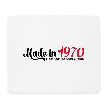 Made in 1970 - Mousepad (Querformat) - Weiß - Vorne