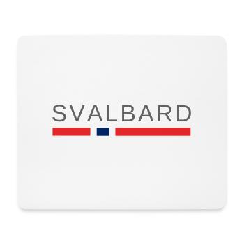 Svalbard Norway - Mouse Pad (horizontal) - white - Front