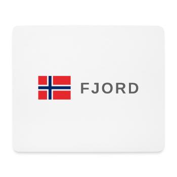 Fjordnorwegen - Mousepad (Querformat) - Weiß - Vorne
