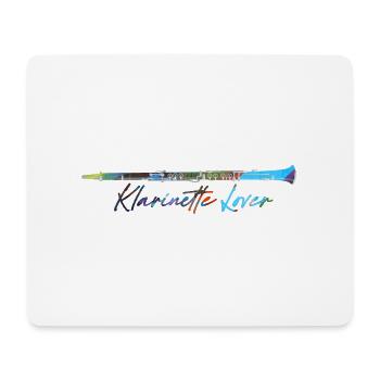 klarinette,instrument,lover - Mousepad (Querformat) - Weiß - Vorne