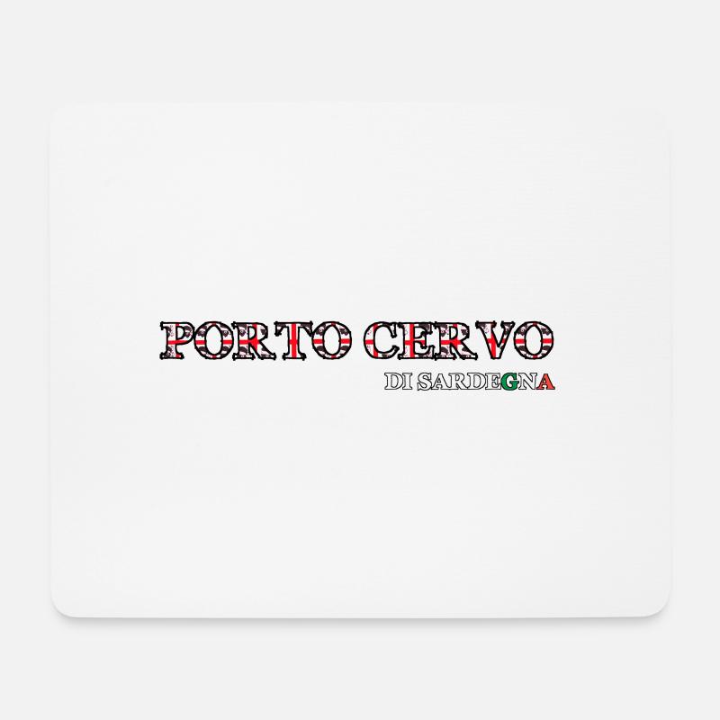 Porto Cervo di Sardegna - Mousepad (Querformat) - Weiß