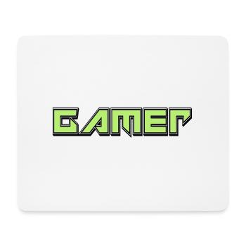 Gamer - Mousepad (Querformat) - Weiß - Vorne