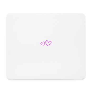 Junggesellinnenabschied Herz - Mousepad (Querformat) - Weiß - Vorne