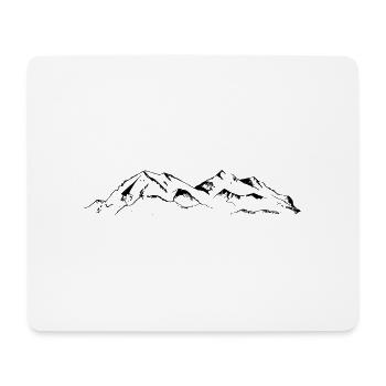 Montagne - (13) - Tapis de souris (format paysage) - blanc - Devant