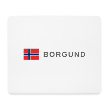 Borgund Norvège - Tapis de souris (format paysage) - blanc - Devant