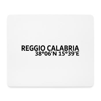Reggio Calabria coordinates - Mouse Pad (horizontal) - white - Front