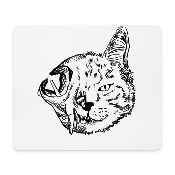 Schrödingers Katze - Dead or Alive - Mousepad (Querformat) - Weiß - Vorne