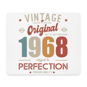 Jahrgang Original 1968 Geboren in 68 Geburtstag 53 Jahre - Mousepad (Querformat) - Weiß - Vorne