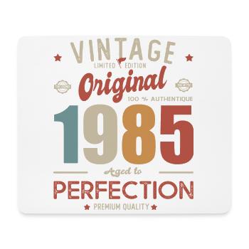 1985 Birthday Vintage Born 1985 - Mouse Pad (horizontal) - white - Front