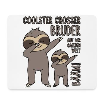 Bääm - Coolster großer Bruder auf der ganzen Welt - Mousepad (Querformat) - Weiß - Vorne