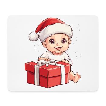 Christmas Baby Child Cute Cute Funny Gift - Mouse Pad (horizontal) - white - Front