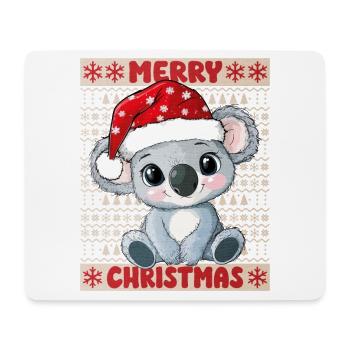 Koala Koalabär Ugly Christmas Weihnachten Xmas Süß - Mousepad (Querformat) - Weiß - Vorne