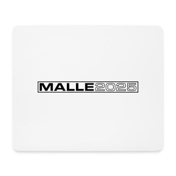 Malle 2025 - Tapis de souris (format paysage) - blanc - Devant