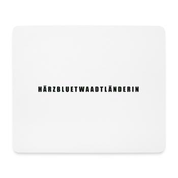 Härzbluetwaadtlander, Canton de Vaud - Tapis de souris (format paysage) - blanc - Devant