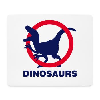 Dinosaurier - Mousepad (Querformat) - Weiß - Vorne