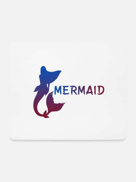Mermaid ... Mermaid - Mouse Pad (horizontal) - white
