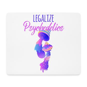 Acid LSD Psychedelic Drugs - Mouse Pad (horizontal) - white - Front