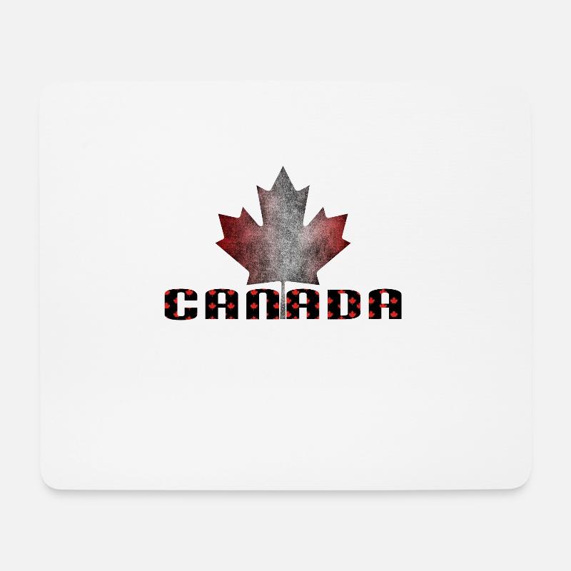 Canada maple leaf - Canadas Ahornblatt - Mousepad (Querformat) - Weiß
