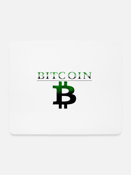 Bitcoin - Mousepad (Querformat) - Weiß