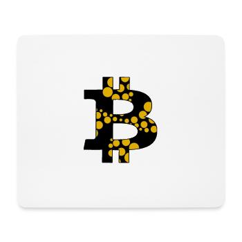 Bitcoin - Tapis de souris (format paysage) - blanc - Devant