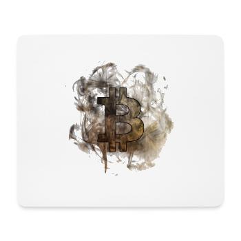 Bitcoin - Mousepad (Querformat) - Weiß - Vorne