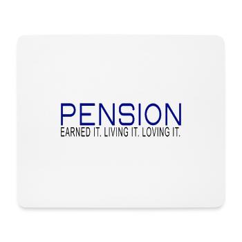 pensioner - Mouse Pad (horizontal) - white - Front