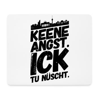 Berlin Berliner Lustige Sprüche Mundart Harmlos - Mousepad (Querformat) - Weiß - Vorne
