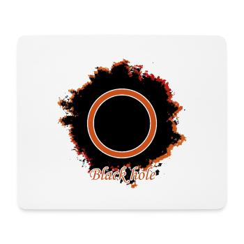 Black hole - black hole - Mouse Pad (horizontal) - white - Front