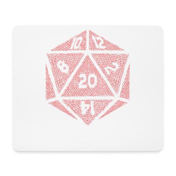 Gamer Dice Dungeon RPG Tabletop Funny Gifts - Mouse Pad (horizontal) - white - Front
