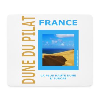 Dune du Pilat - T-Shirt, Tassen, Maske ... - Mousepad (Querformat) - Weiß - Vorne