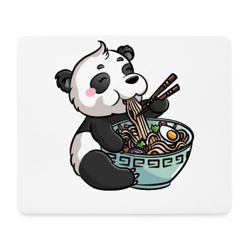 Ramen Japanese Noodles Kawaii Panda Gift - Mouse Pad (horizontal) - white - Front