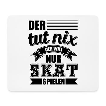 Skat Spruch - Mousepad (Querformat) - Weiß - Vorne