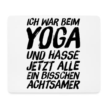 Yoga Meditation Spiritualität Sprüche Lustig - Mousepad (Querformat) - Weiß - Vorne