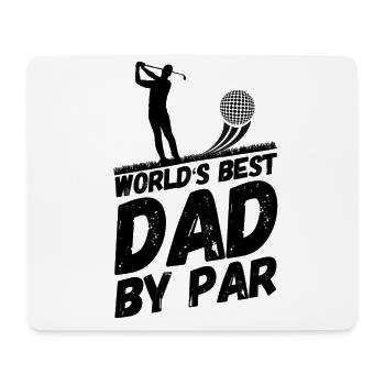 Golf Golf Course Golfer dad - Mouse Pad (horizontal) - white - Front